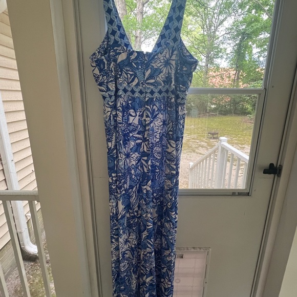 Lilly Pulitzer NWT Serena V Neck Maxi Dress Size 16 - Picture 2 of 5